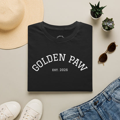 Unisex T-Shirt - Golden Paw EST 2026 - The Golden Paw TJB