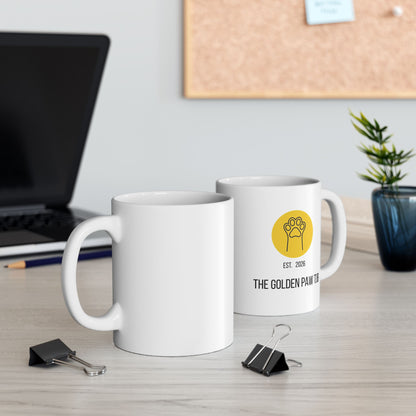 Ceramic Mug (11oz, 15oz) - The Golden Paw TJB EST. 2026