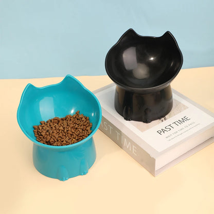 WhiskerWare - Elevated Calm Bowl | Anti-Vomit & Whisker Friendly for Cats & Small Dogs
