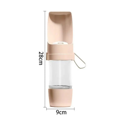 Portable Dog Water Bottle - 500ml Leakproof Pet Travel Bottle For Walking