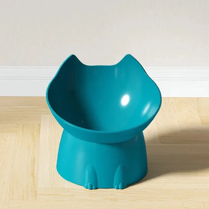 WhiskerWare - Elevated Calm Bowl | Anti-Vomit & Whisker Friendly for Cats & Small Dogs
