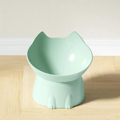 WhiskerWare - Elevated Calm Bowl | Anti-Vomit & Whisker Friendly for Cats & Small Dogs