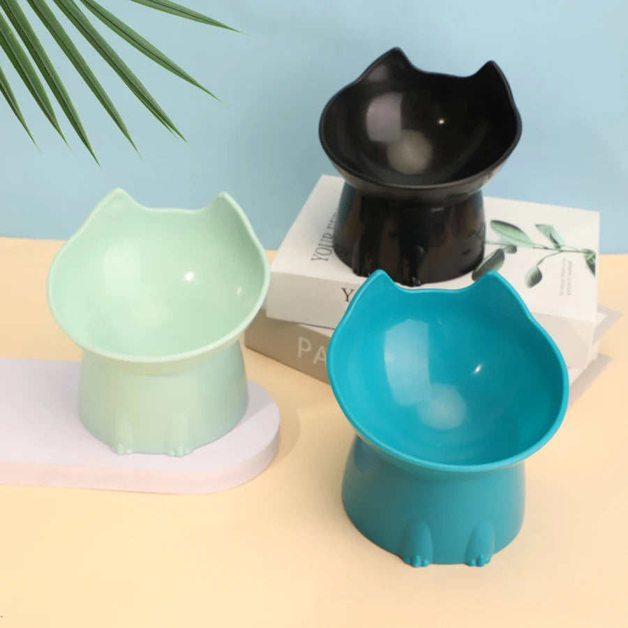 WhiskerWare - Elevated Calm Bowl | Anti-Vomit & Whisker Friendly for Cats & Small Dogs
