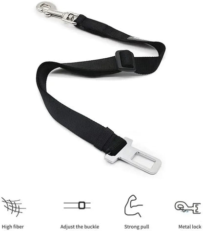 Adjustable Dog Car Seat Belt - Safety Travel Leash