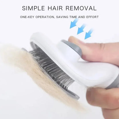 Self - Cleaning Slicker Brush for Dogs & Cats