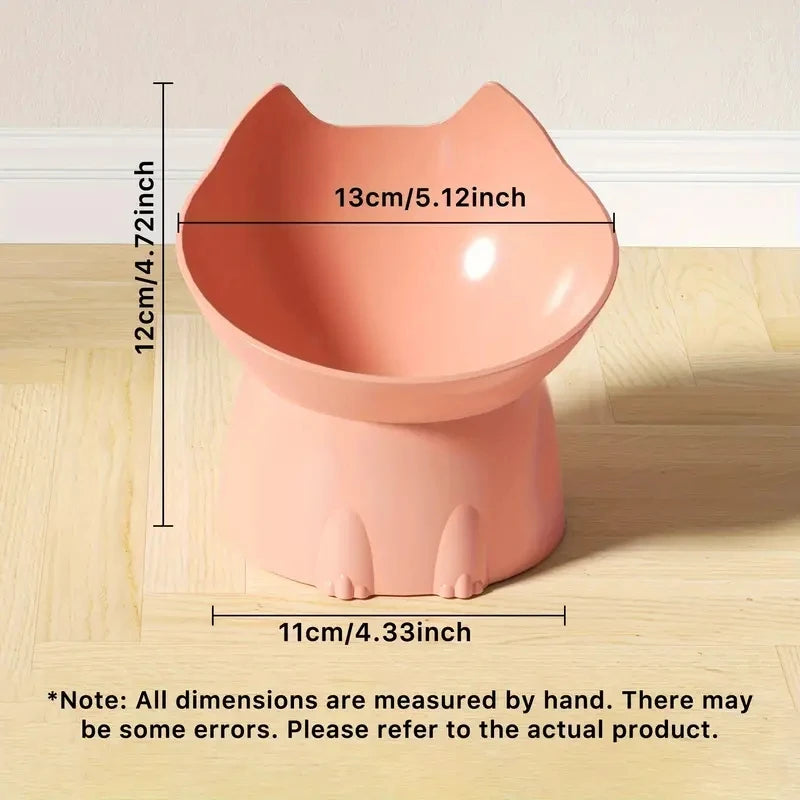 WhiskerWare - Elevated Calm Bowl | Anti-Vomit & Whisker Friendly for Cats & Small Dogs