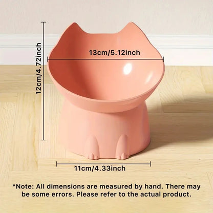 WhiskerWare - Elevated Calm Bowl | Anti-Vomit & Whisker Friendly for Cats & Small Dogs