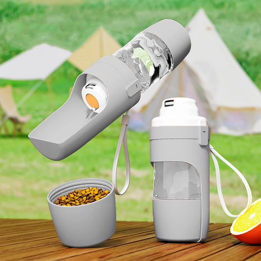 Portable Dog Water Bottle - 500ml Leakproof Pet Travel Bottle For Walking