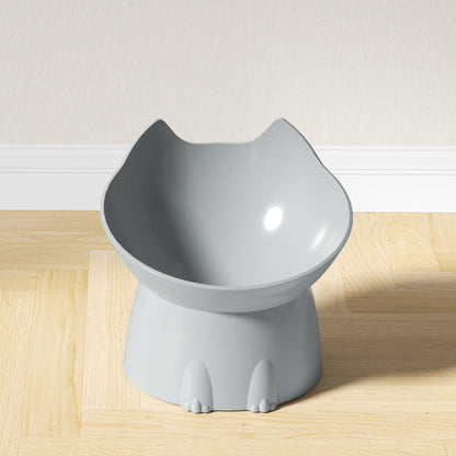 WhiskerWare - Elevated Calm Bowl | Anti-Vomit & Whisker Friendly for Cats & Small Dogs
